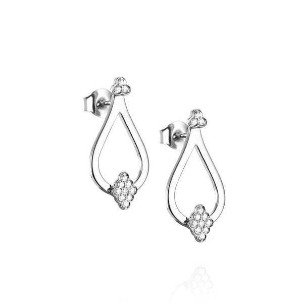 Little Dew Drops & Stars Ear White Gold - Efva Attling örhängen - Snabb frakt & paketinslagning - Nordicspectra.se