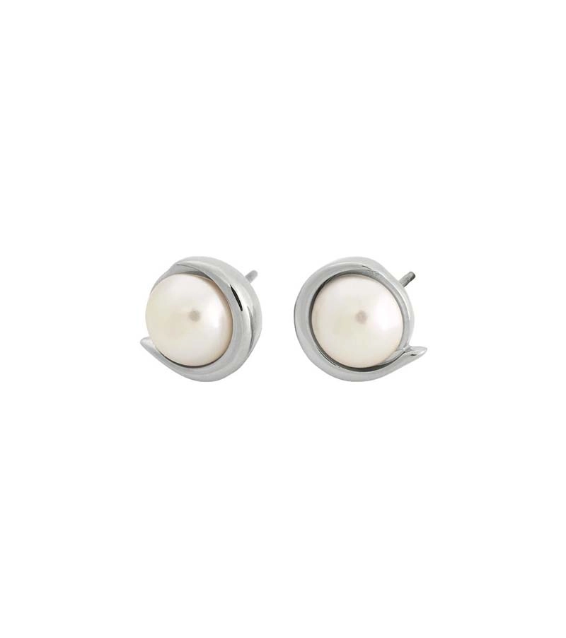 Parisian Pearl Studs Steel - Edblad - Snabb frakt & paketinslagning - Nordicspectra.se