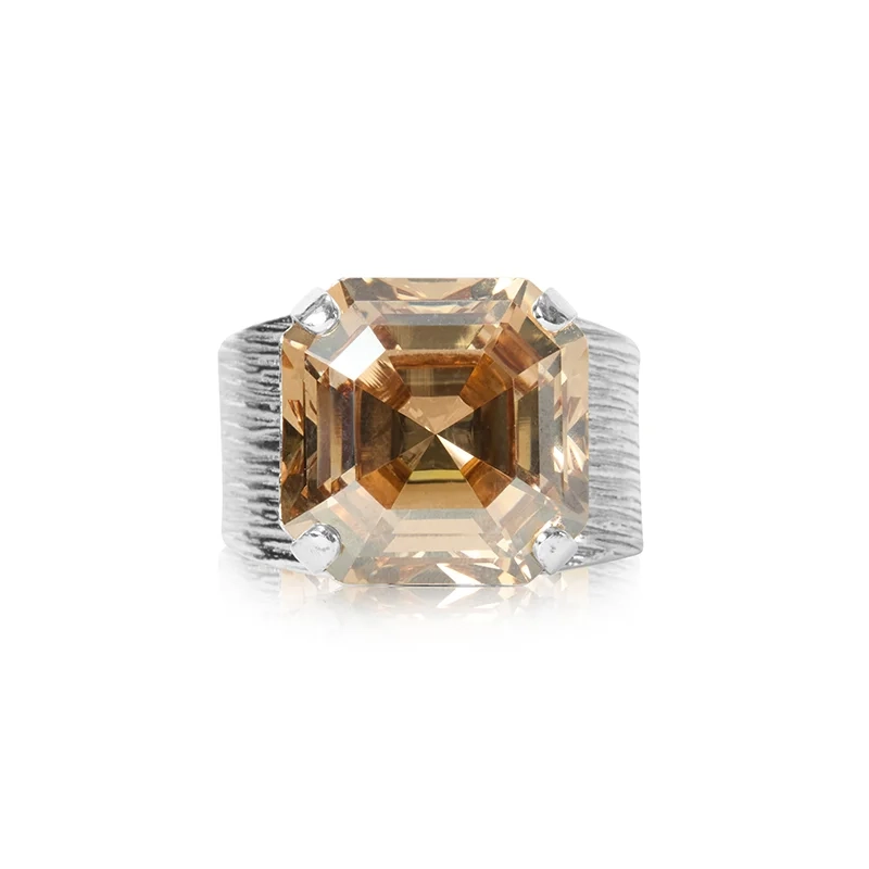 Caroline Svedbom - Eve Ring Rhodium Golden Shadow