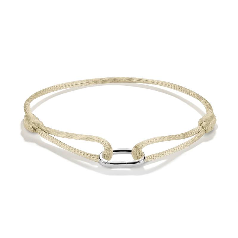 Thomas Sabo - CC Connect Textilarmband Beige