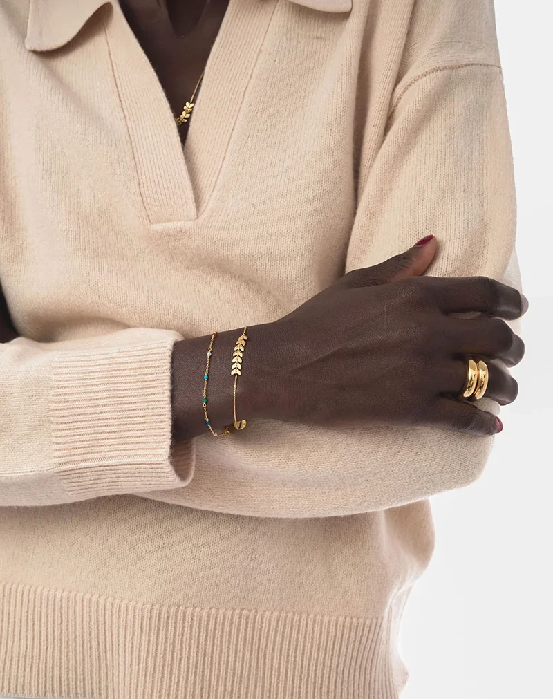 Layers Simone Bracelet Gold - Syster P - Snabb leverans & Gratis paketinslagning - Nordic Spectra
