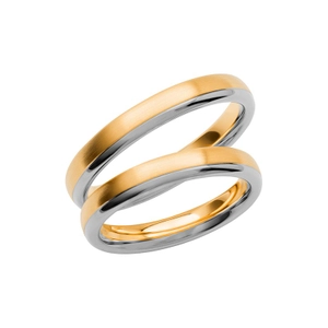 SR3003-3.5 Guld/Vitguld - Vigsel- & förlovningsringar - Schalins - Fri storleksändring* - Nordic Spectra
