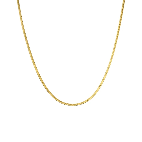 Herringbone Necklace Gold - Syster P - Snabb leverans & Gratis paketinslagning - Nordic Spectra