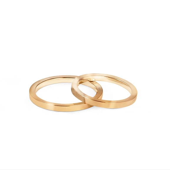 1946 Ring Rak 2 mm Guld - Nordic Spectra - Förstärker livets stora händelser - Nordic Spectra