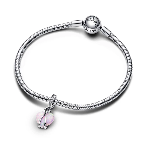 Mum Schillernder Herz Charm-Anhänger - PANDORA - Nordic Spectra