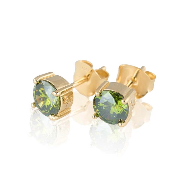 Time To Glow Mini Earrings L - Green Guld - Carolina Gynning - Suuri valikoima & ilmainen lahjapaketointi - Nordicspectra.fi