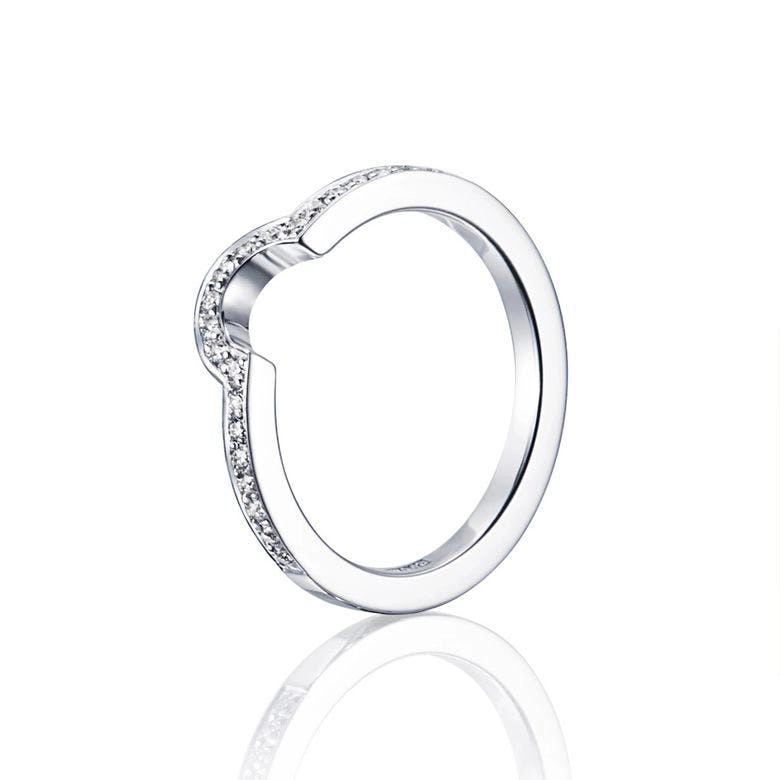 Efva Attling - You & Me Threesome Ring White Gold