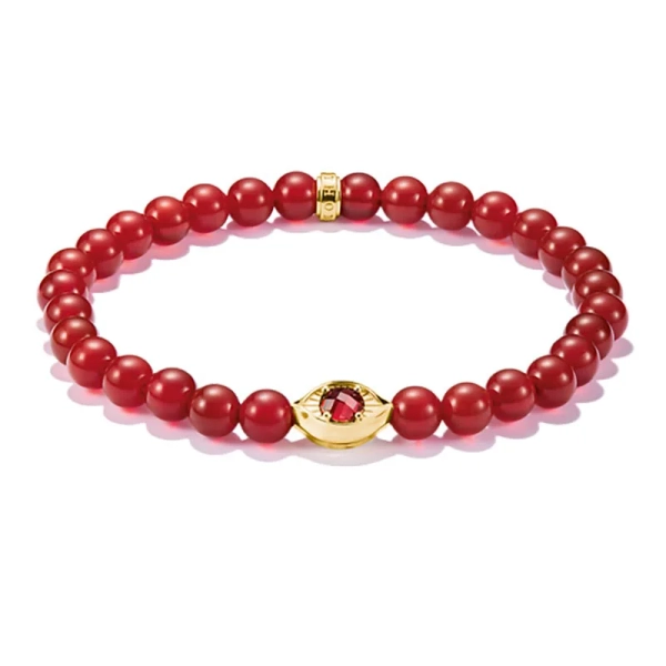 Kularmband Rött Öga från Thomas Sabo med röd agat