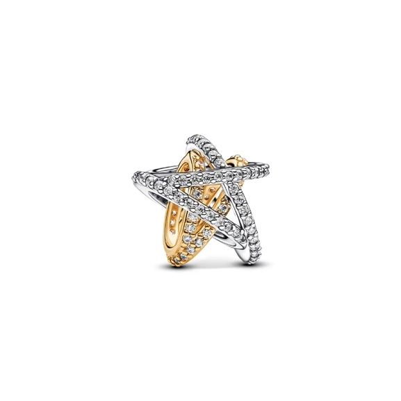 Funkelnder Kreuzender Stern Charm - PANDORA - Nordic Spectra