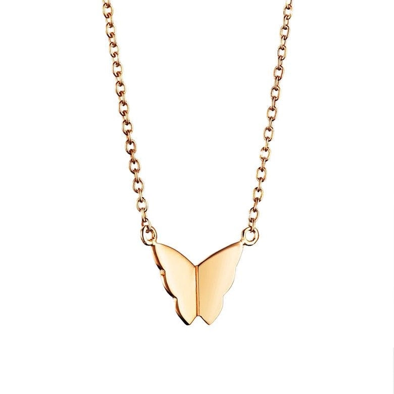 Little Miss Butterfly Necklace Gold - Efva Attling halsband - Snabb frakt & paketinslagning - Nordicspectra.se