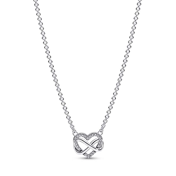 Glittrande Halsband med Evighetstecken - PANDORA - Snabb frakt & paketinslagning - Nordic Spectra