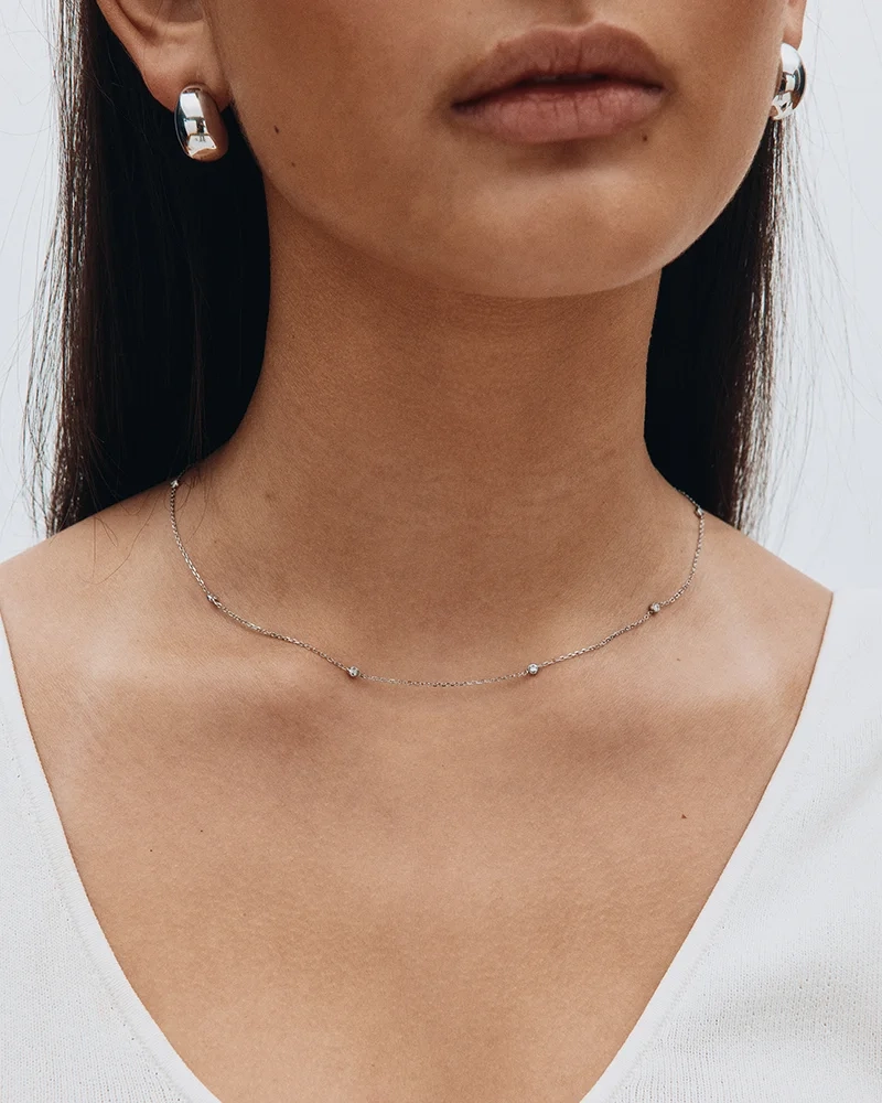 Edblad-Petite-Necklace-Steel-CU-129902
