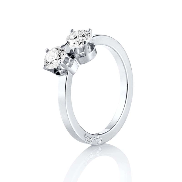 Twin Star Ring White Gold - Efva Attling ringar - Snabb frakt & paketinslagning - Nordicspectra.se