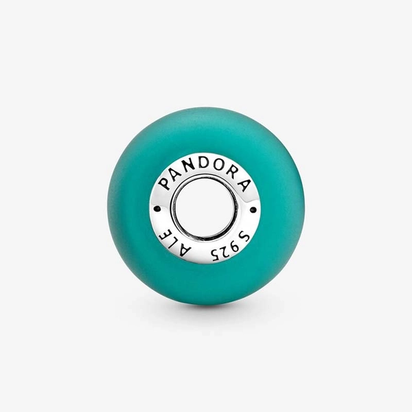 Mattes Grünes Murano-Glass Charm von PANDORA, Schneller Versand - Nordicspectra.de