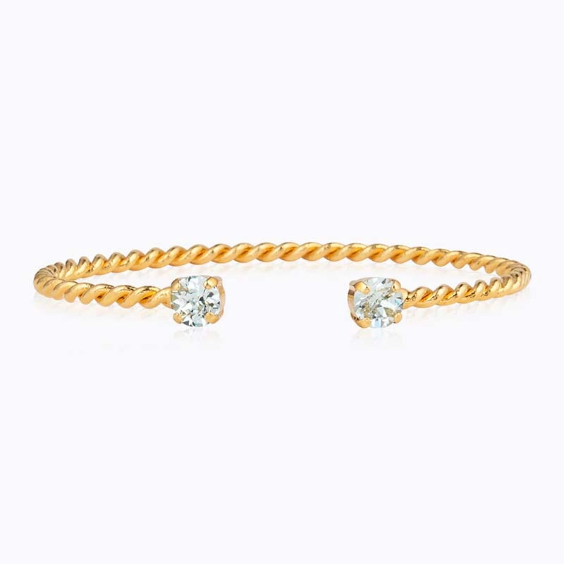 Caroline Svedbom - Mini Twisted Bracelet Gold Light Azore