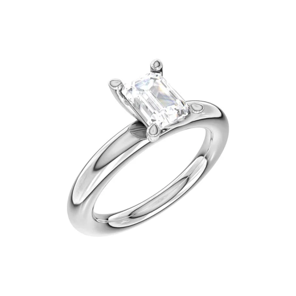 Aure 12D White Gold - Wedding & engagement rings - Schalins - Scandinavian design - Nordic Spectra