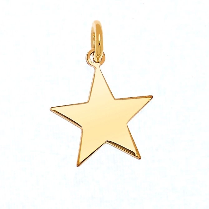 Letters Star Gold