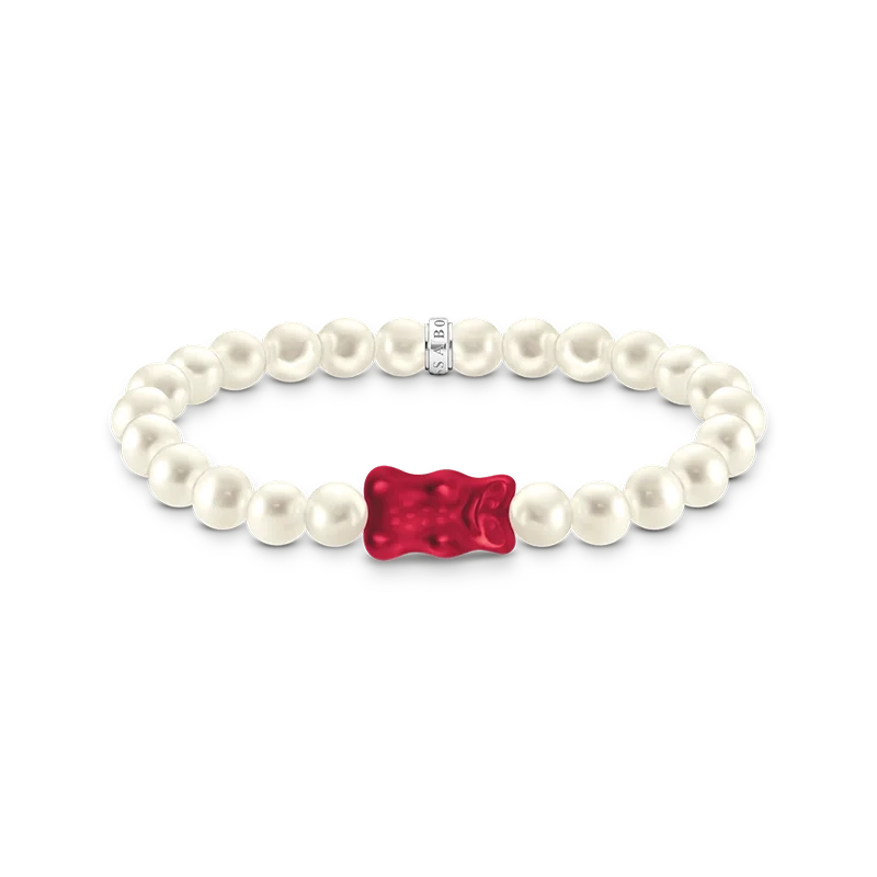 Thomas Sabo – HARIBO Pärlarmband Röd Gummibjörn