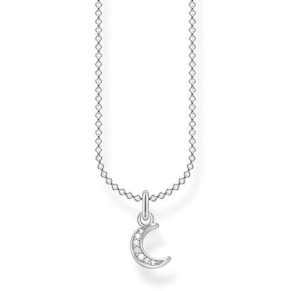 Kette Mond Pavé Silber von Thomas Sabo, Schneller Versand - Nordicspectra.de