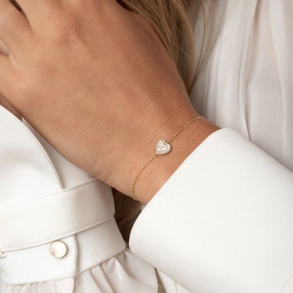 elegant 18K guldpläterat silver med gnistrande Cubic Zirconia-stenar