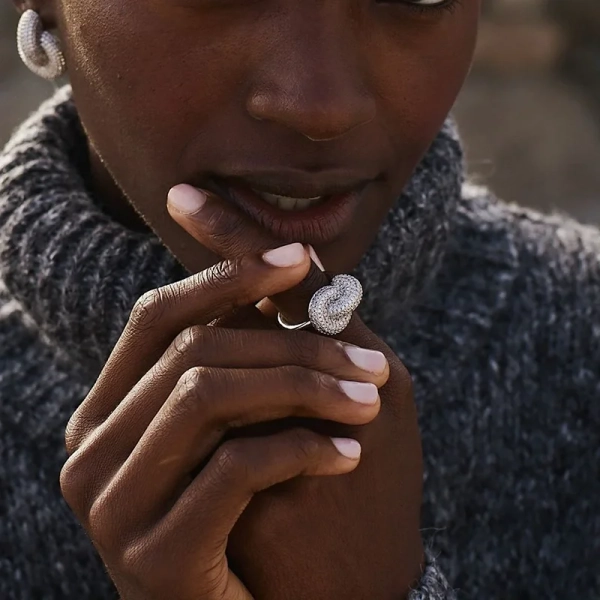 Redondo Sparkle Ring Rhodium - Edblad - Snabb frakt & paketinslagning - Nordic Spectra