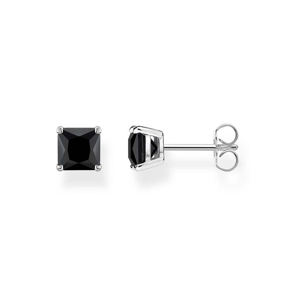 Ohrstecker Schwarzer Stein von Thomas Sabo, Schneller Versand - Nordicspectra.de