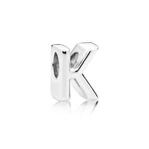 Buchstabe K Alphabet-Charm von PANDORA, Schneller Versand - Nordicspectra.de
