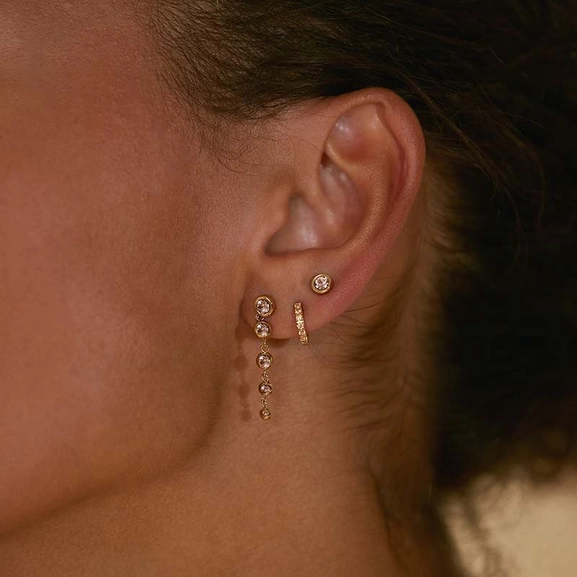 Dew Drop Studs Blush Gold - Edblad - Snabb frakt & paketinslagning - Nordicspectra.se