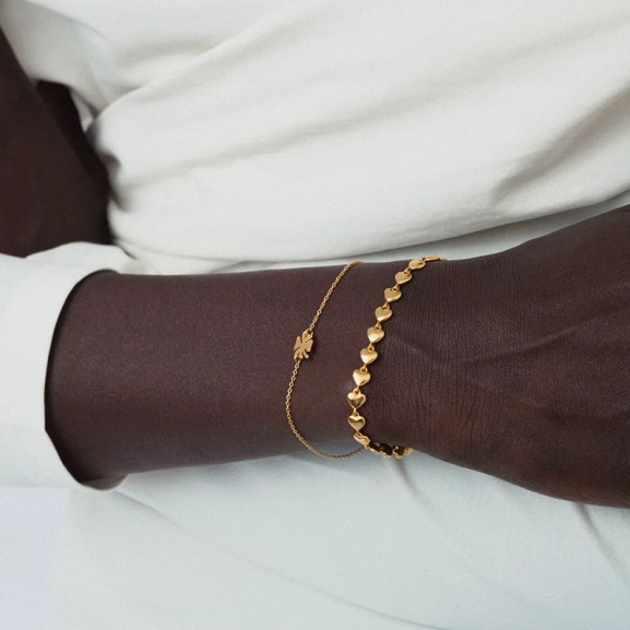 Bring Me Luck Bracelet Gold - Syster P - Snabb leverans & Gratis paketinslagning - Nordic Spectra