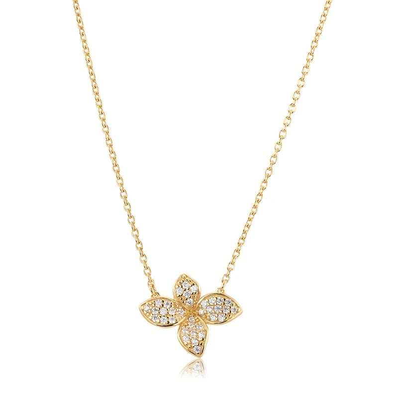 Carolina Gynning - Lily Sparkling Halsband Guld