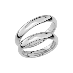 SR1026-4 Platina - Vigsel- & förlovningsringar - Schalins - Fri storleksändring* - Nordic Spectra