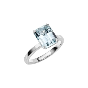 Fairytale 13 Aquamarine White Gold - Wedding & engagement rings - Schalins - Scandinavian design - Nordic Spectra