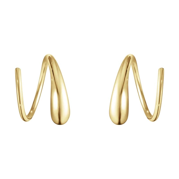 Mercy Wirbelohrringe Gold von Georg Jensen, Schneller Versand - Nordicspectra.de