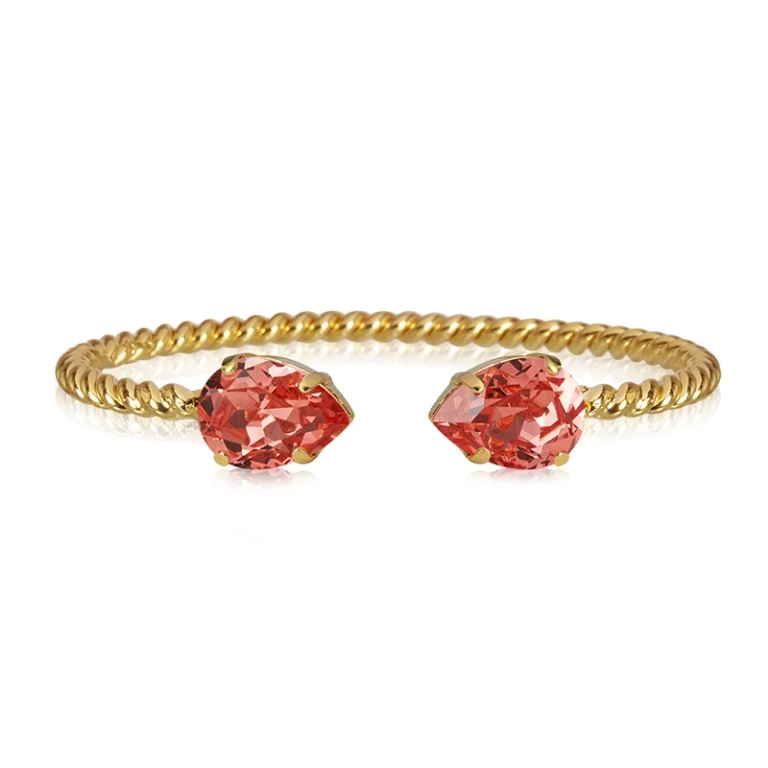 Mini Drop Bracelet Gold Rose Peach - Caroline Svedbom - Snabb frakt & paketinslagning - Nordic Spectra