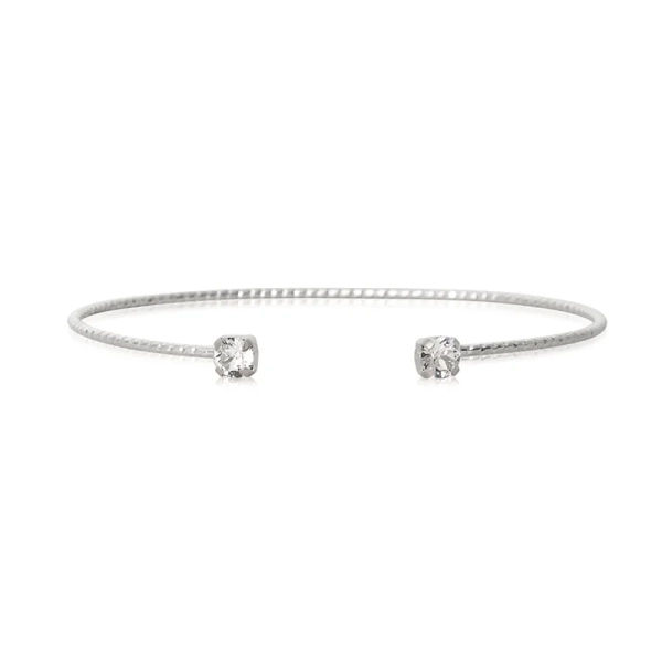 Evita Stud Bracelet Rhodium Crystal - Caroline Svedbom - Snabb frakt & paketinslagning - Nordic Spectra