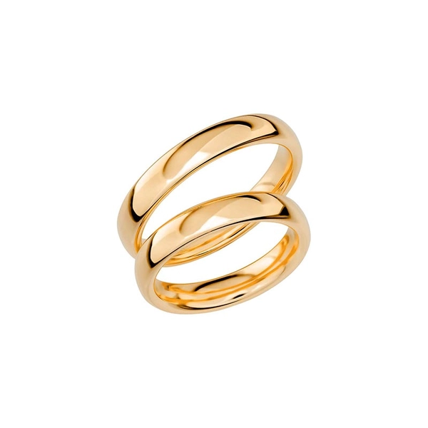 SR1005-4 Gold - Wedding & engagement rings - Schalins - Scandinavian design - Nordic Spectra