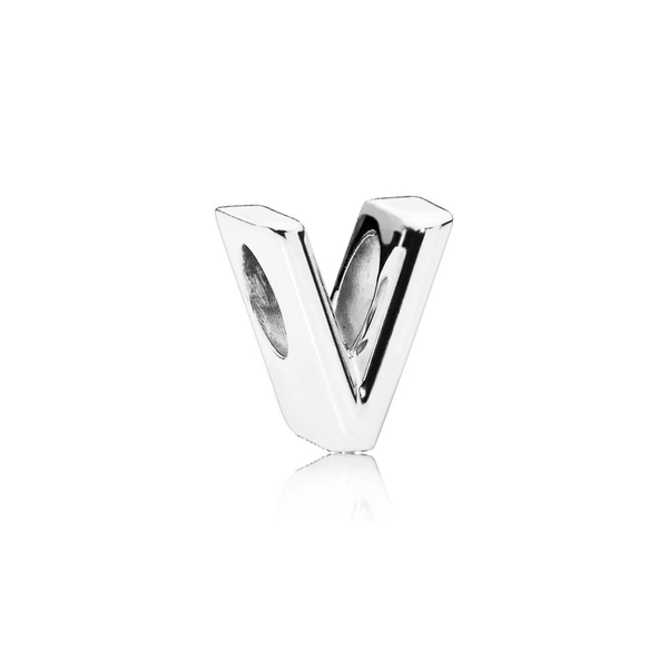 Buchstabe V Alphabet-Charm von PANDORA, Schneller Versand - Nordicspectra.de