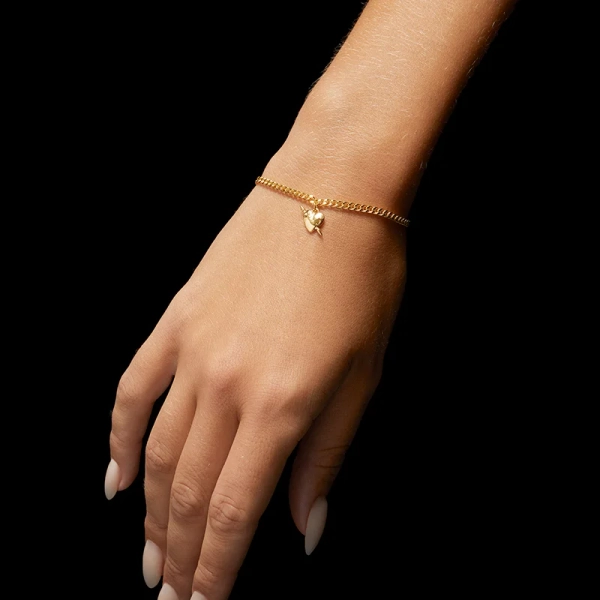 Tuvstarr's Heart Bracelet Gold - Maria Nilsdotter - 1-2 dagars leverans - Nordic Spectra