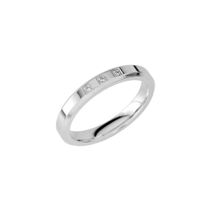 SR2052 White Gold - Wedding & engagement rings - Schalins - Scandinavian design - Nordic Spectra
