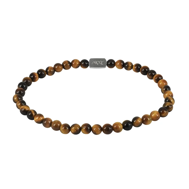 AROCK - MORRIS Armband 5 mm Ljust Brun