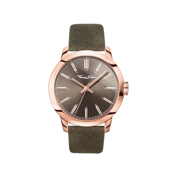 Klocka Rebel at Heart Rosé Läder/Brun 46 mm - Thomas Sabo klocka - Snabb frakt & paketinslagning - Nordicspectra.se
