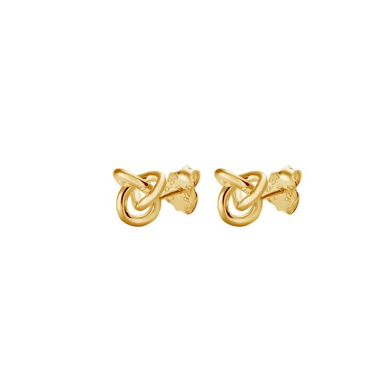 Le Knot Drop Studs Gold - Drakenberg Sjölin Örhängen - Snabb frakt & paketinslagning - Nordicspectra.se