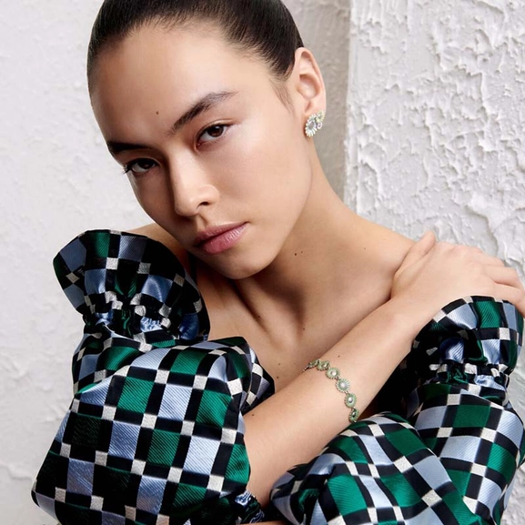 Daisy x Stine Goya Vivid Green Armband von Georg Jensen, Schneller Versand - Nordicspectra.de