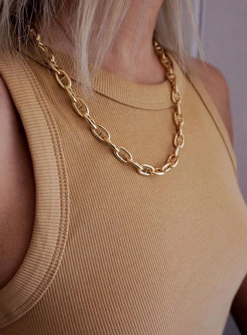 Victory Chain Necklace Long Gold -CU Jewellery - Snabb frakt & paketinslagning - Nordicspectra.se