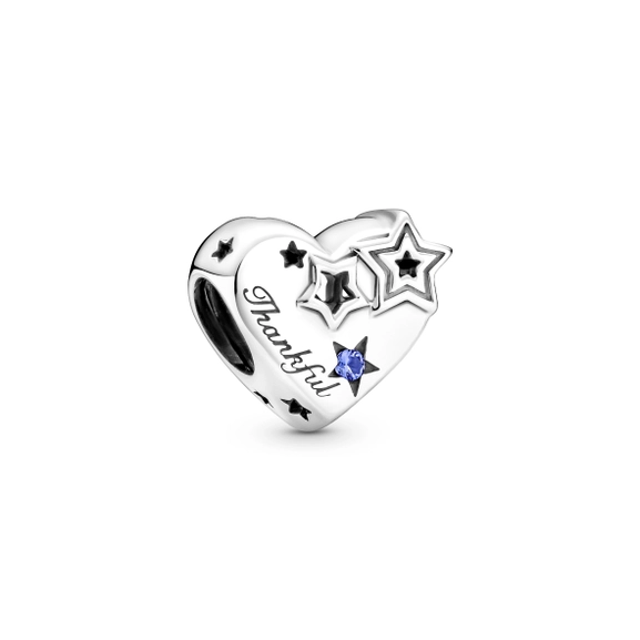 Dankbar Herz & Sterne Charm von PANDORA, Schneller Versand - Nordicspectra.de