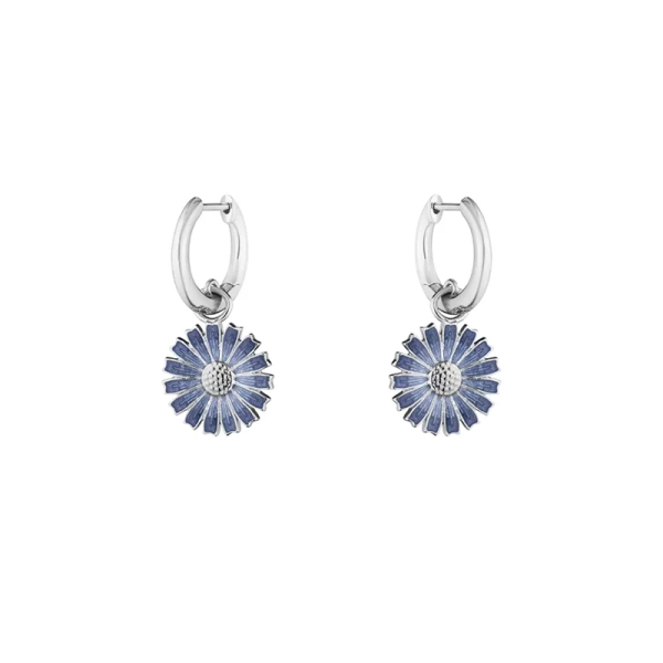 Daisy Blue Hoops - Georg Jensen - Designschmuck mit schnellen und sicheren Lieferungen