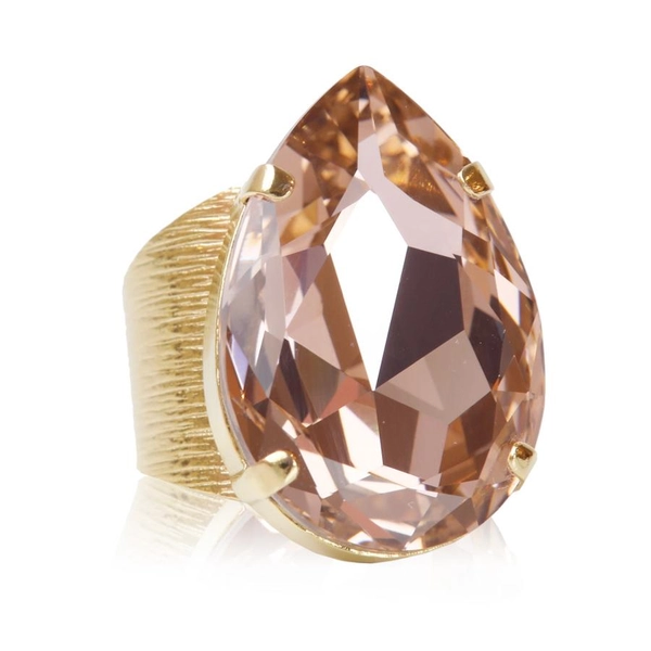 Perfect Drop Ring Gold Vintage Rose - Caroline Svedbom - Snabb frakt & paketinslagning - Nordicspectra.se