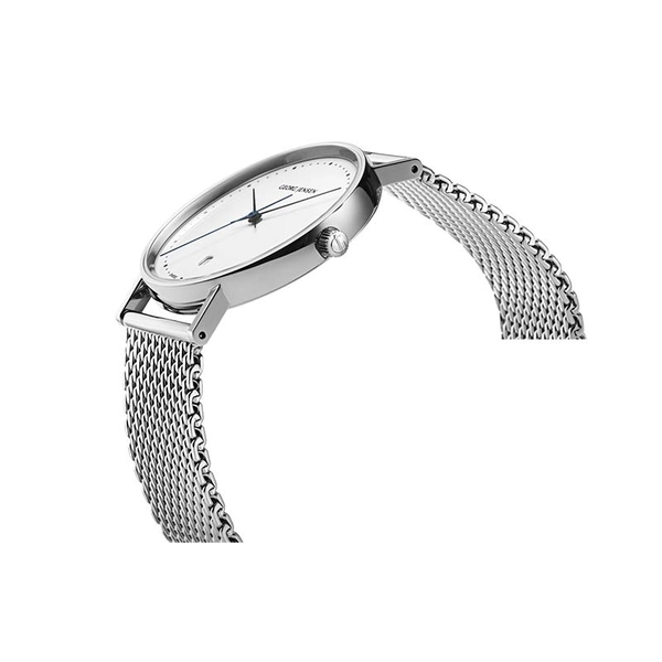 Koppel 38 mm - Kvarts - Vit urtavla/Stålarmbånd - Georg Jensen klockor - Snabb frakt & paketinslagning - Nordicspectra.se