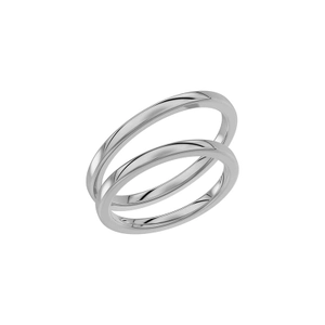 240-2 White Gold - Wedding & engagement rings - Schalins - Scandinavian design - Nordic Spectra