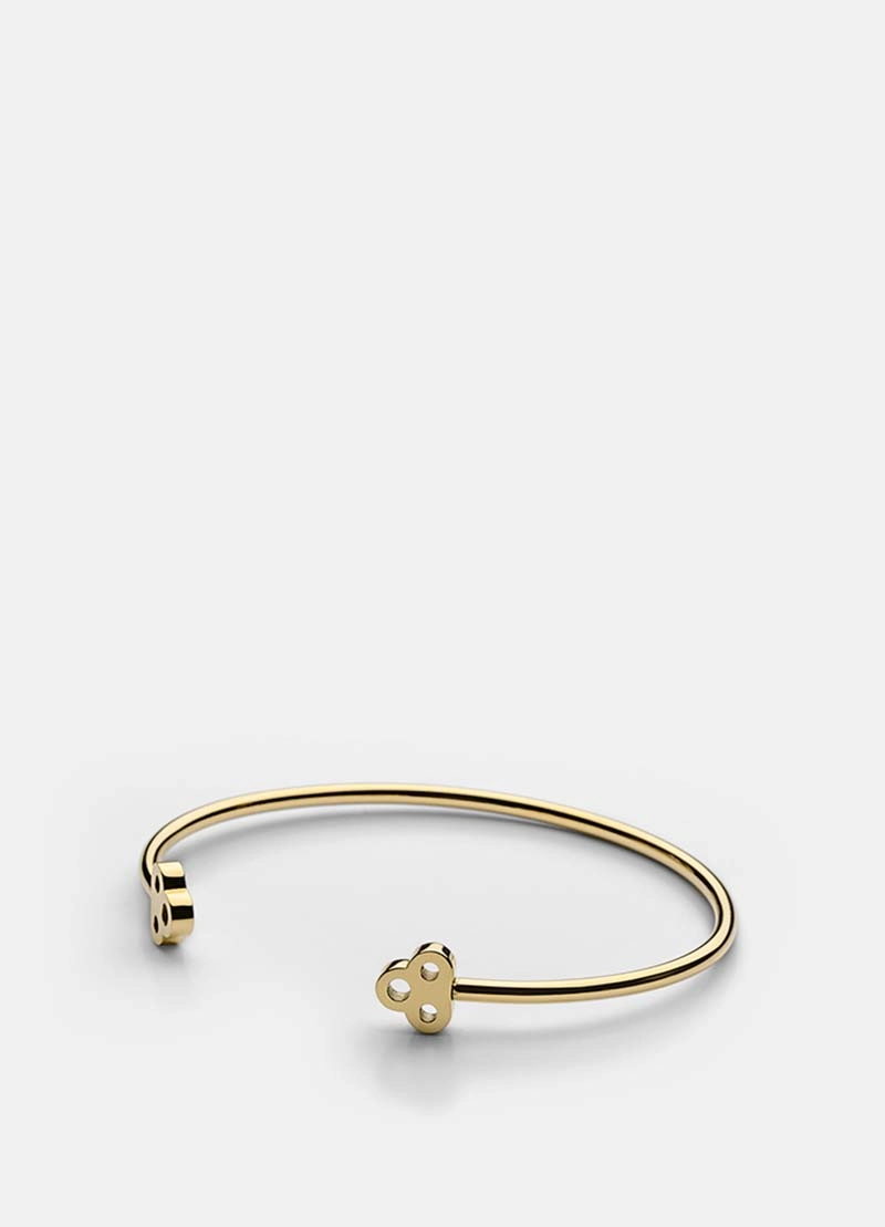 Open Key Cuff Gold Plated - Skultuna - Snabb frakt & paketinslagning - Nordicspectra.se